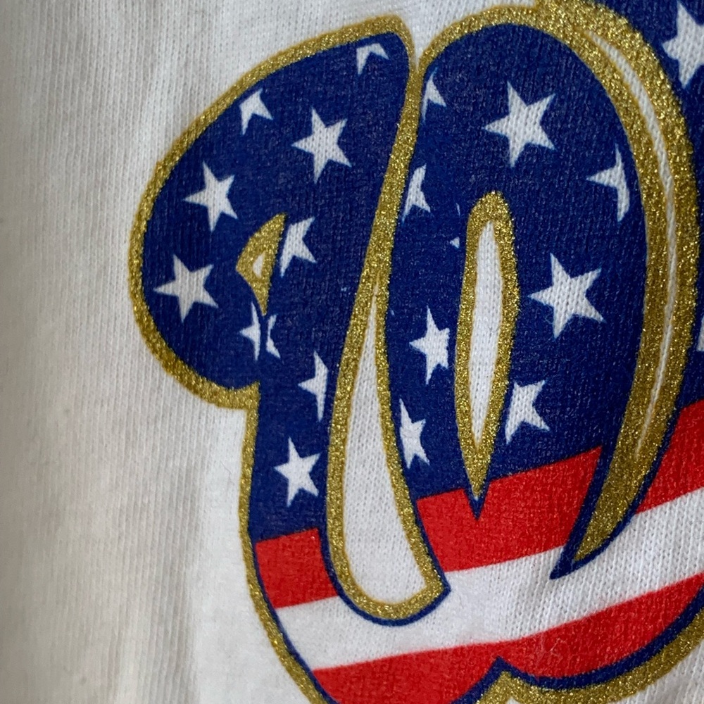 GENUINE APPAREL Women’s Washington Nationals Cotton Short Sleeve Tee - Picture 4 of 10